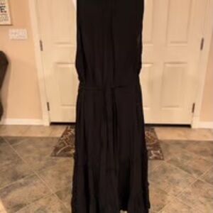 NWT CITY CHIC Plus Fringe Tiered Maxi Dress Sz S 16